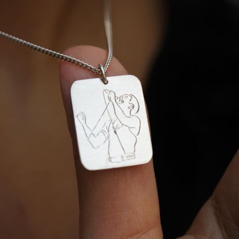 Freddie Mercury Kolye | Gümüş