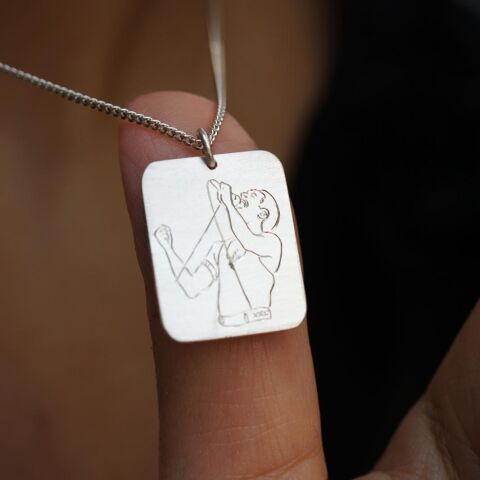 Freddie Mercury Kolye | Gümüş