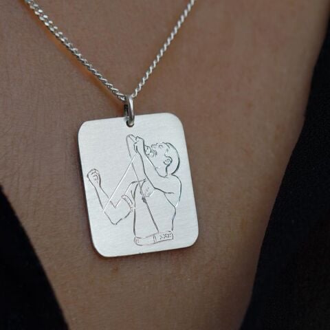 Freddie Mercury Kolye | Gümüş