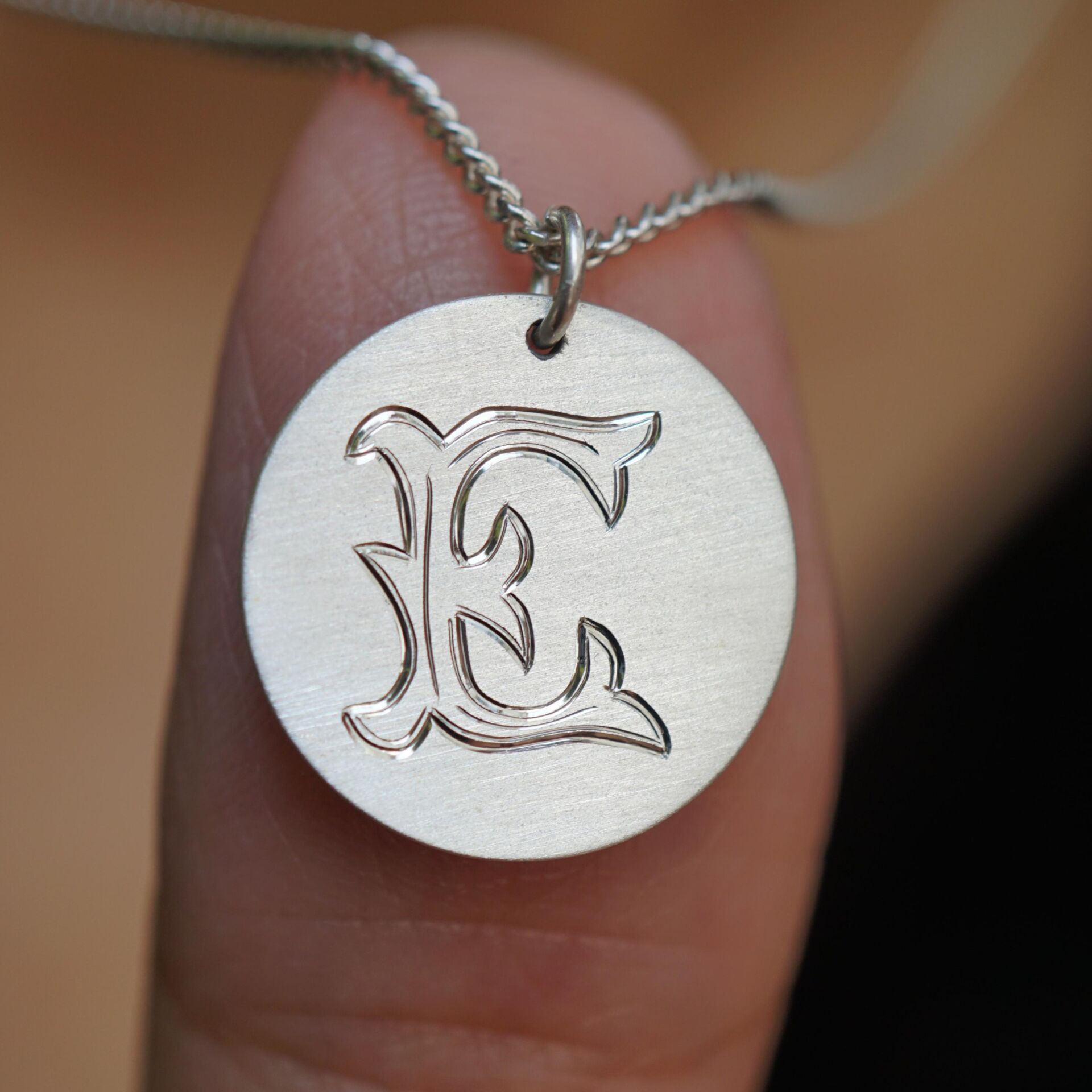 Monogram Harf Kolye | Gümüş