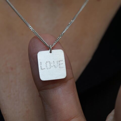 Love Kolye | Gümüş