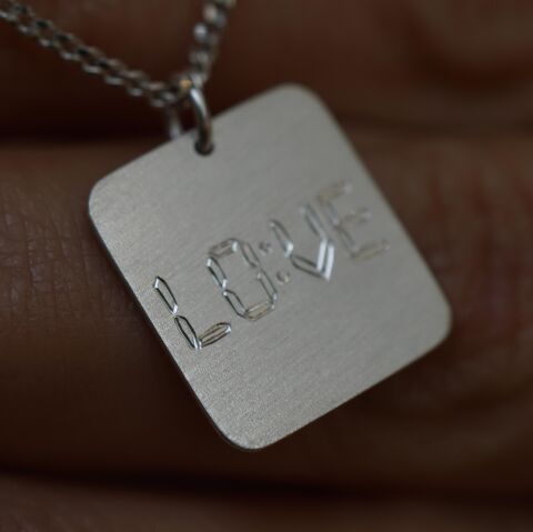 Love Kolye | Gümüş