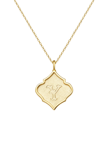 Monogram Harf Kolye No: 02 | Altın