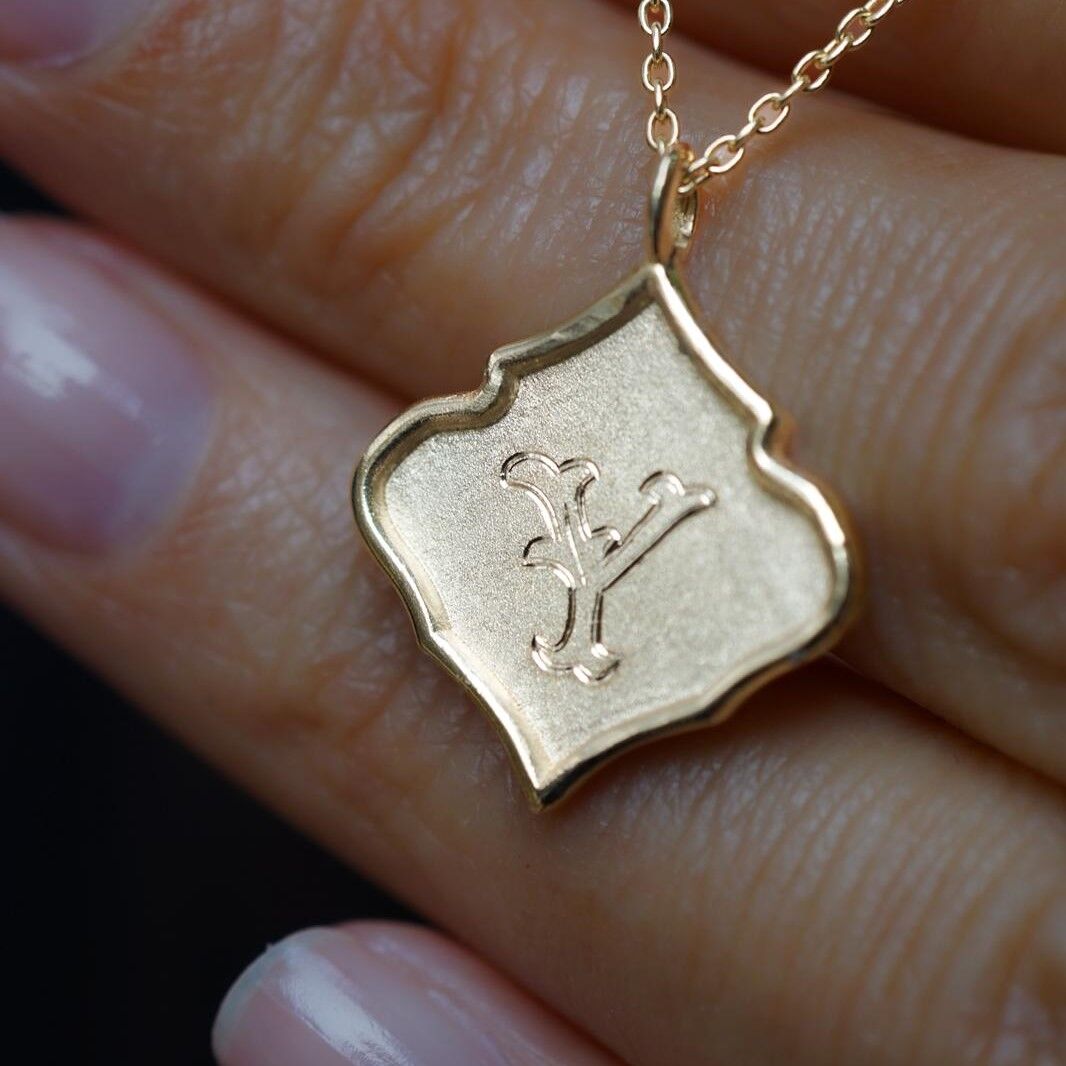 Monogram Harf Kolye No: 02 | Altın