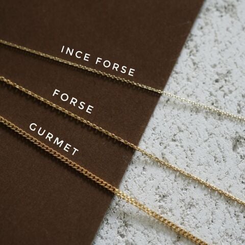 Monogram Harf Kolye No: 02 | Altın