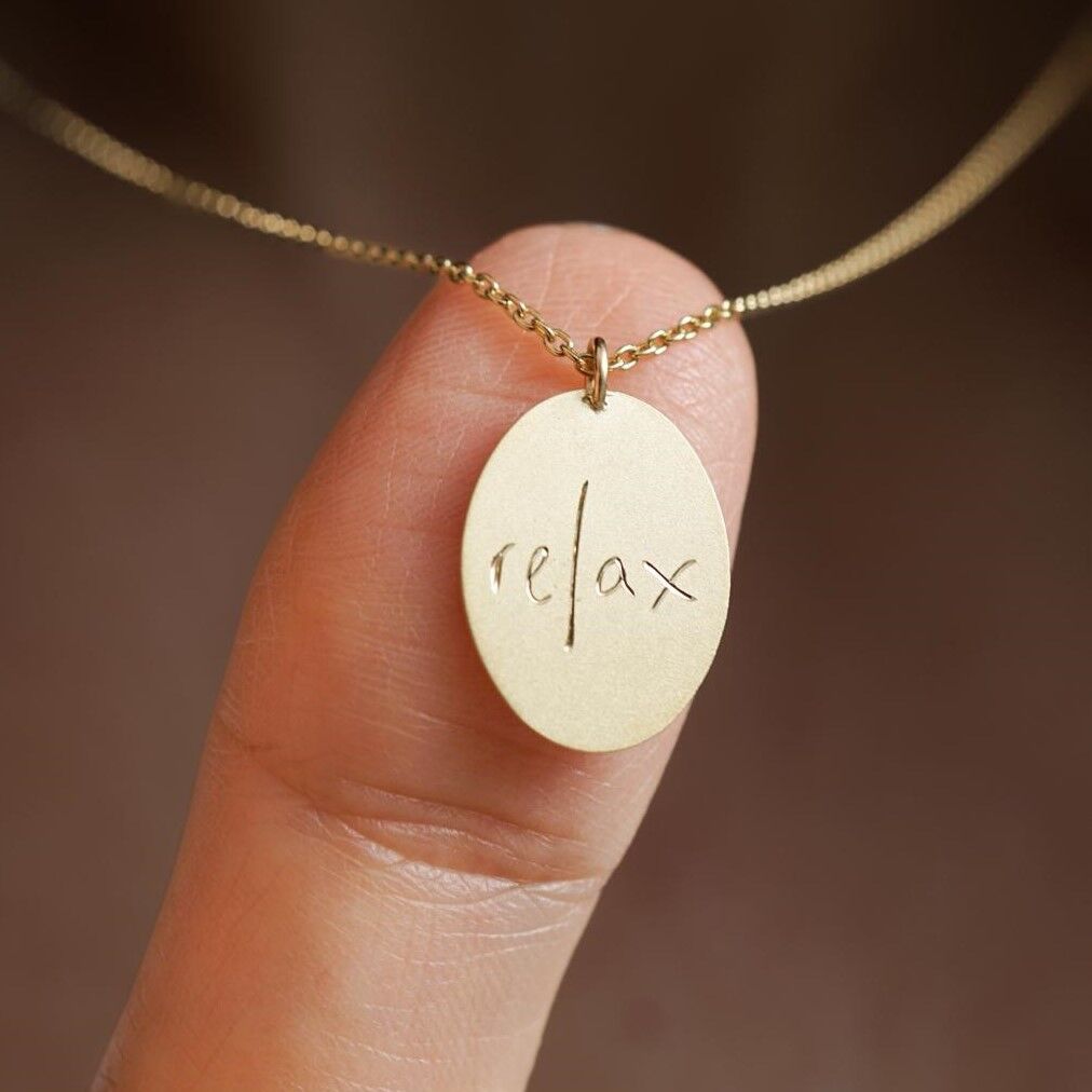 Relax Kolye | Altın