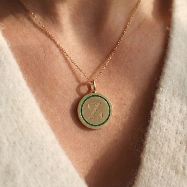 Harf Kolye - Mine Detaylı No: 03 | Altın